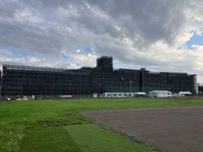 校舎棟 北面全景